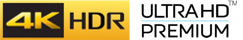 Λογότυπα 4K HDR και Ultra HD Premium