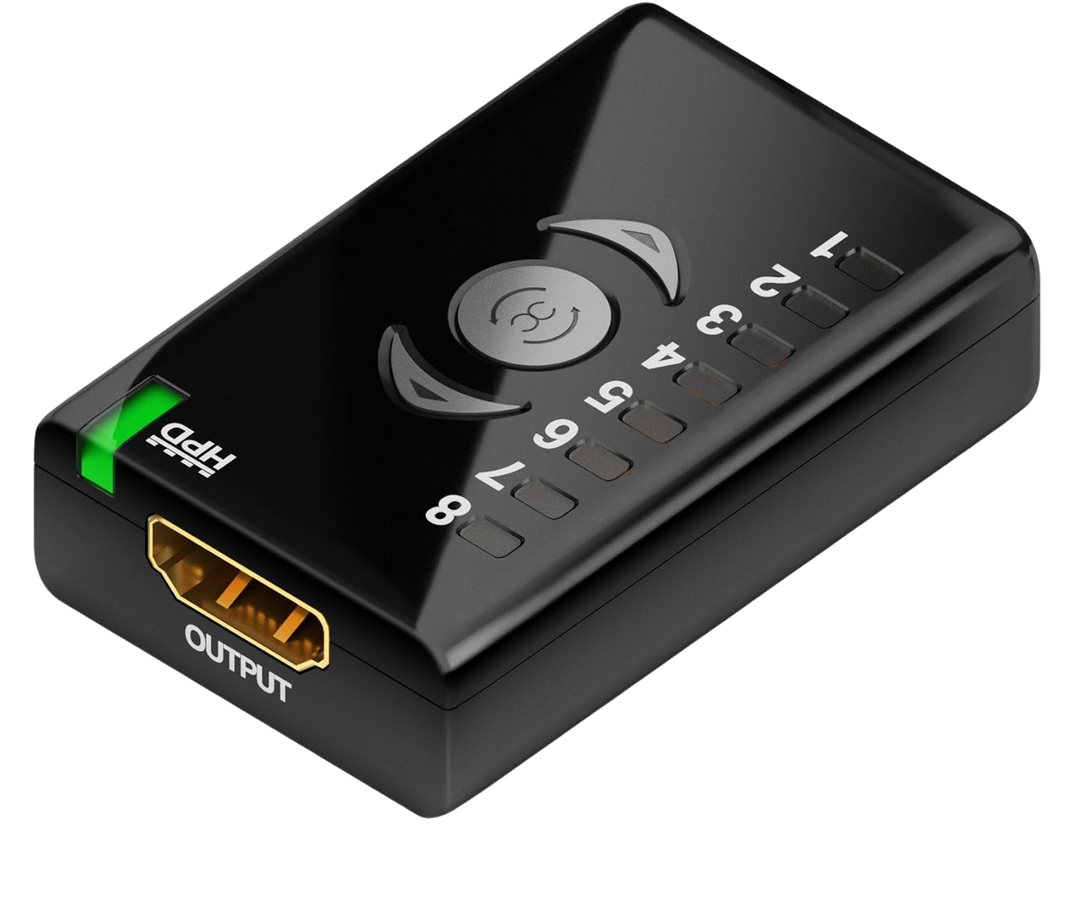 Έξοδος HDMI του Dr HDMI με πράσινη ένδειξη HPD