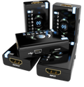 Πέντε μονάδες Dr HDMI από διαφορετικές γωνίες με είσοδο και έξοδο HDMI, θύρα Mini-USB και διακόπτη HEAC/ARC