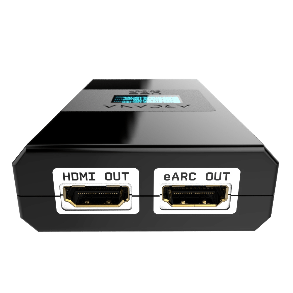 HDfury Arcana 2 με τροφοδοτικό και καλώδιο USB στη συσκευασία