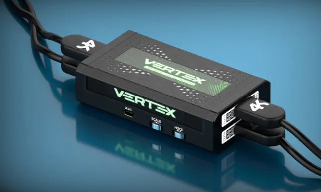 HDfury Vertex HDMI matrix 2x2 με ενσωματωμένο scaler και μετατροπέα format, συνδεδεμένο με καλώδια HDMI 4K