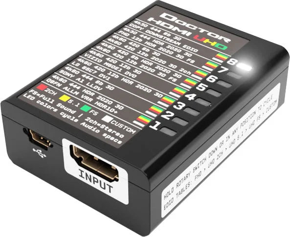 HDfury Dr HDMI 4K – EDID manager και HDMI emulator, μπροστινή όψη