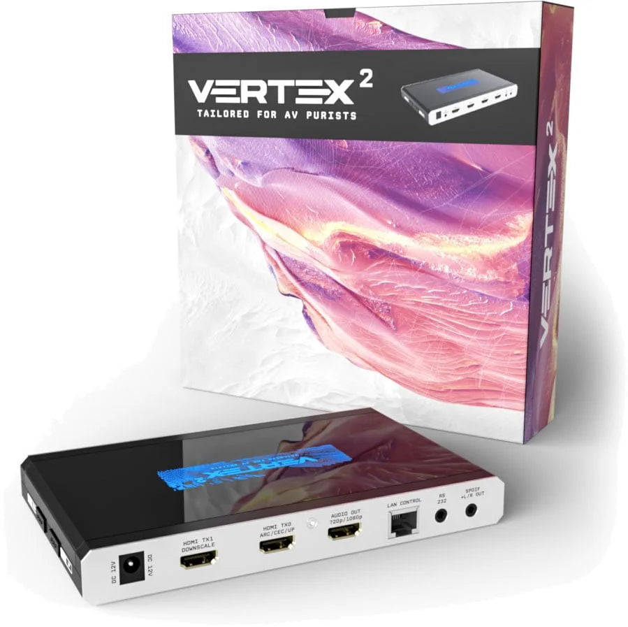 HDfury Vertex 2 μαζί με τη συσκευασία του